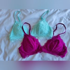 La senza bralettes size small